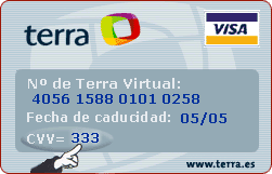 Tarjeta Terra Virtual